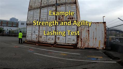 is the lashing test hard|Prevention of Lashing Injuries in Longshoring .